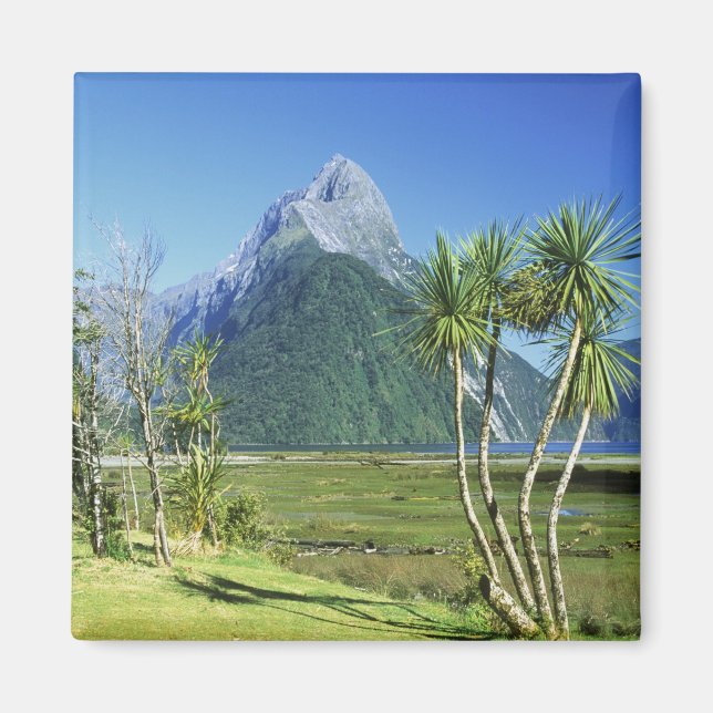 New Zealand, South Island,  Mitre Peak, Magnet (Front)