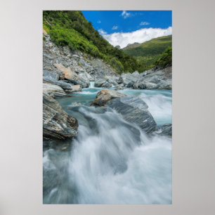 New Zealand, South Island, Mt. Aspiring National Poster