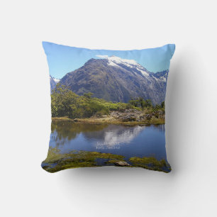 New Zealand, South Island, scenic view, Throw Pillow