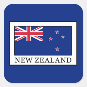 New Zealand Square Sticker