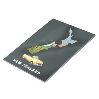 New Zealand Travel poster Notepad