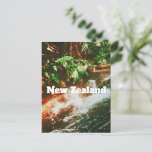New Zealand Travel Print  Holiday Postcard