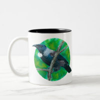 New Zealand Tui - Painting in acrylic