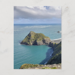 New Zealand Whatipu Seascape View Omanawanui Track Postcard