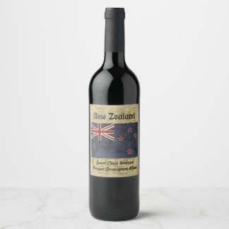 New Zealand Wine Label