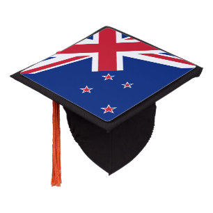 New Zealand & Zealand Flag - Students /University Graduation Cap Topper