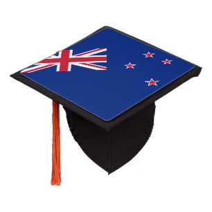 New Zealand & Zealand Flag - Students /University Graduation Cap Topper