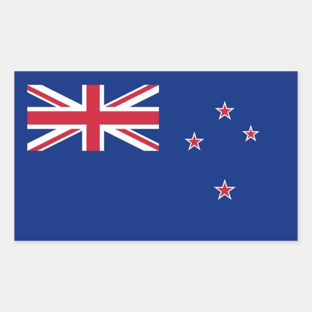 New Zealander Flag, Flag of New Zealand Sticker (Front)