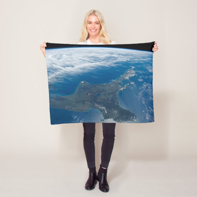 New Zealand's North Island. Fleece Blanket (In Situ)