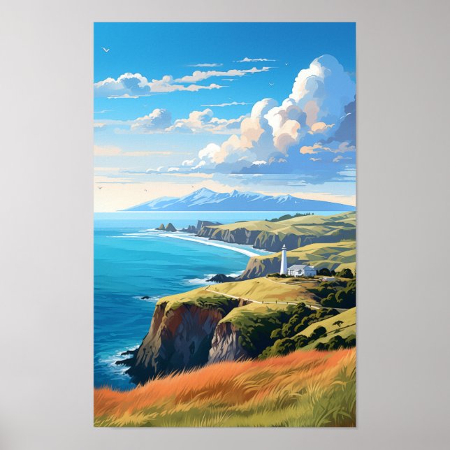 New Zealand's Serene Landscapes #4 Poster (Front)