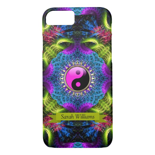 NewAge YinYang Neon Psychedelic iPhone 7 Case (Back)