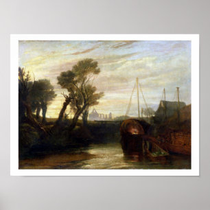 Newark Abbey, 1807 (oil on canvas) Poster