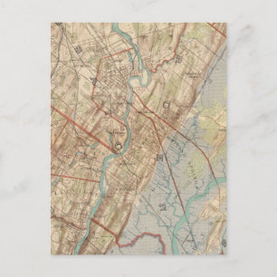 Newark and Paterson, New Jersey Postcard