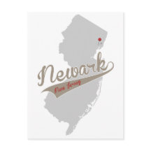 Newark, New Jersey - carte de Pin - CARTE POSTALE