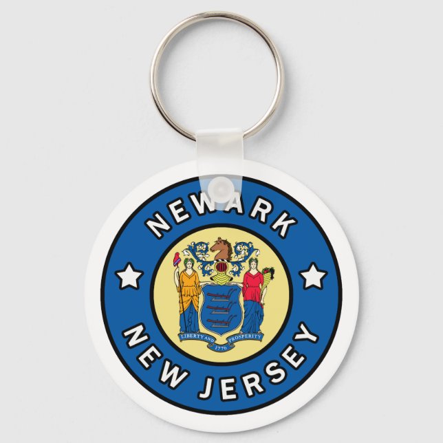 Newark New Jersey Keychain (Front)