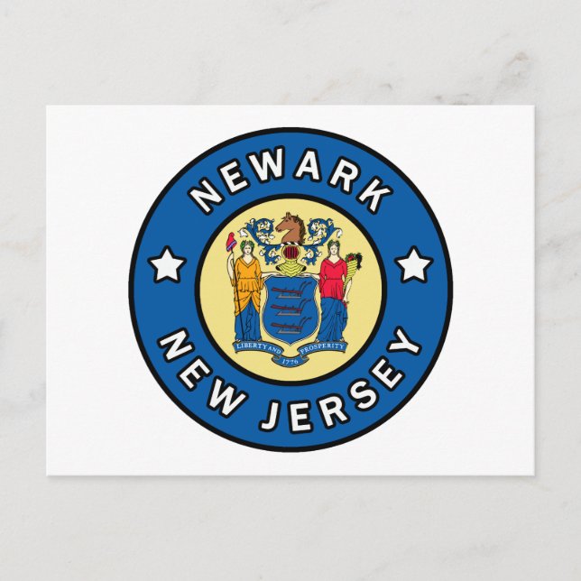 Newark New Jersey Postcard (Front)