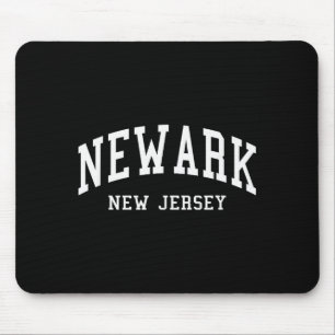 Newark - New Jersey - Throwback Design - Clic  Mouse Pad