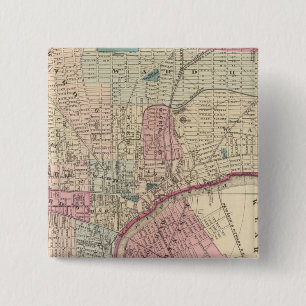 Newark, NJ 2 Inch Square Button