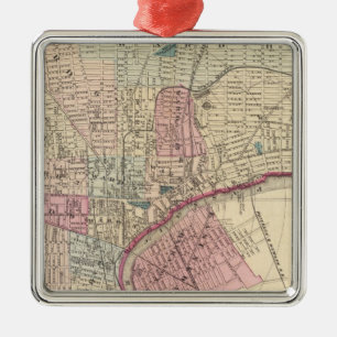 Newark, NJ Metal Ornament