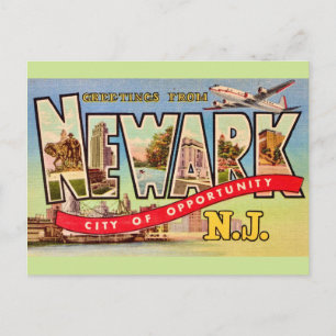 Newark NJ Vintage Postcard