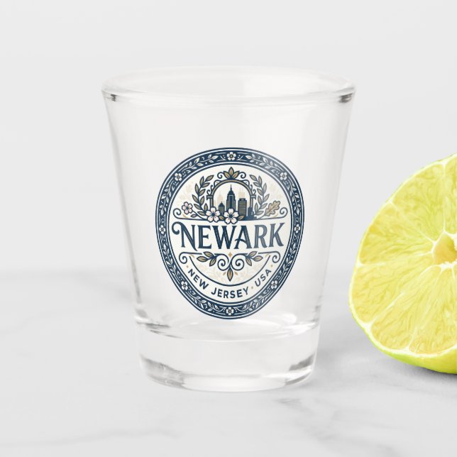 Newark USA Shot Glass (Front)