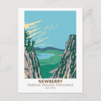 Newberry National Volcanic Monument Oregon Vintage