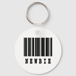 newbie barcode design keychain