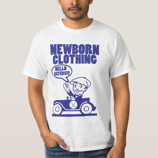 newborn2 blue T-Shirt (Front)