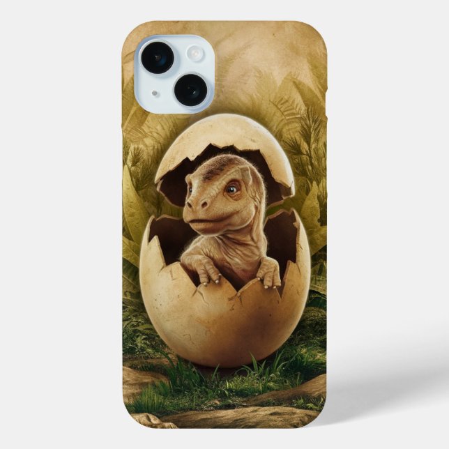Newborn Baby Dinosaur Case-Mate iPhone Case (Back)
