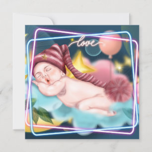 Newborn Baby Invitation