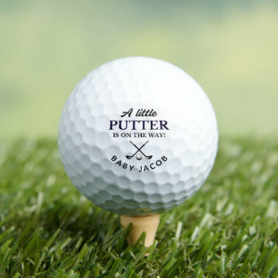 Newborn Baby Shower Favors Keepsake Litte Putter Golf Balls