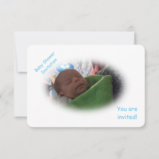 Newborn Baby Shower Invitations (Front)