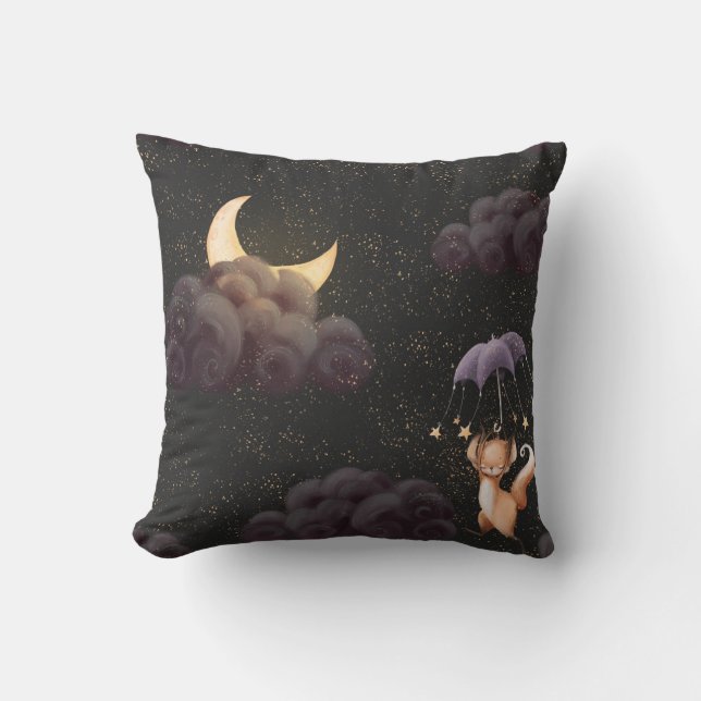 Newborn Baby  Throw Pillow (Front)