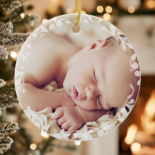 Newborn Baby's First Christmas Ornament
