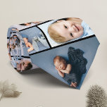 Newborn Father's Day Gift Family Photo Collage Tie<br><div class="desc">What a great surprise for his first Father's Day! This modern trendy family photo collage neck tie is perfect for the proud daddy who wants to show off the new baby. Personalize with 4 favourite photos of your newborn and make this a keepsake gift that will surely bring a smile...</div>