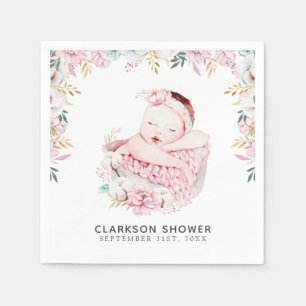 Newborn Floral Napkin