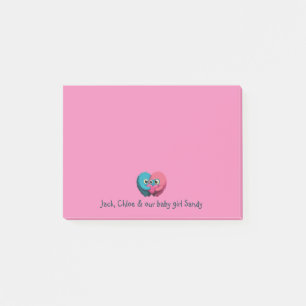 Newborn Monster Parents Post-it Notes