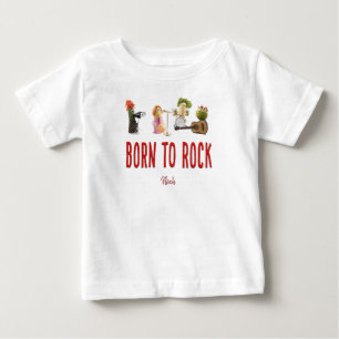 Newborn new baby born to rock cute funny t-shirt