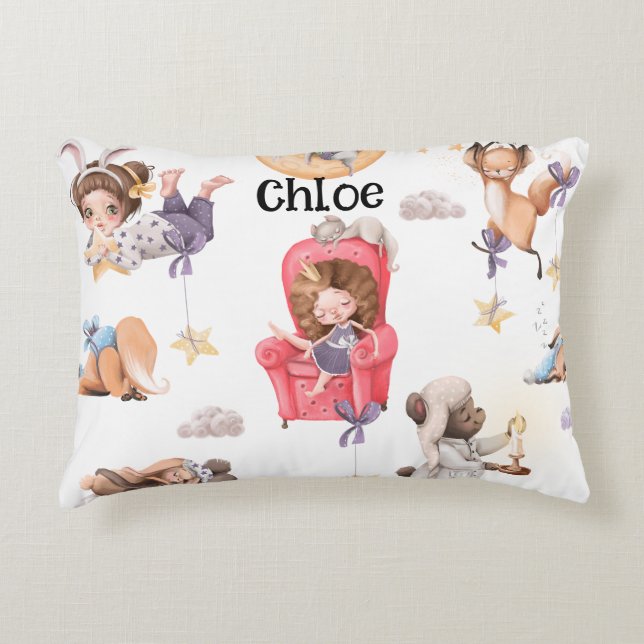 Newborn Nursery Accent Pillow (Front)