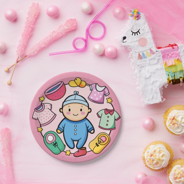 Newborn Party Plate  (Party)