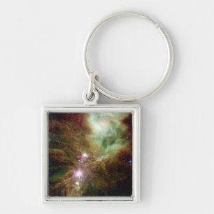 Newborn stars in the Christmas Tree cluster Keychain