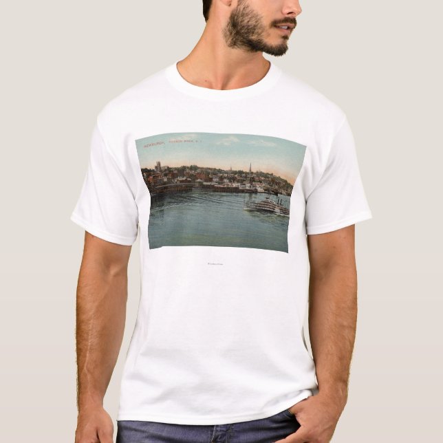 Newburgh, NY - Waterfront view of Hudson River T-Shirt (Front)