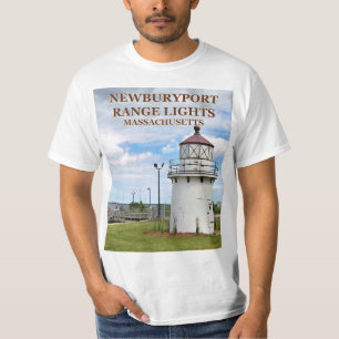 Newburyport Harbour Range Lights, Mass. T-Shirt