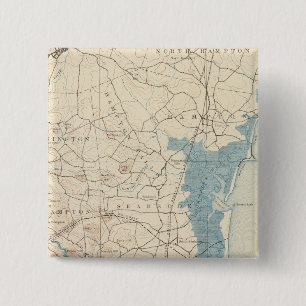Newburyport, Massachusetts 2 Inch Square Button