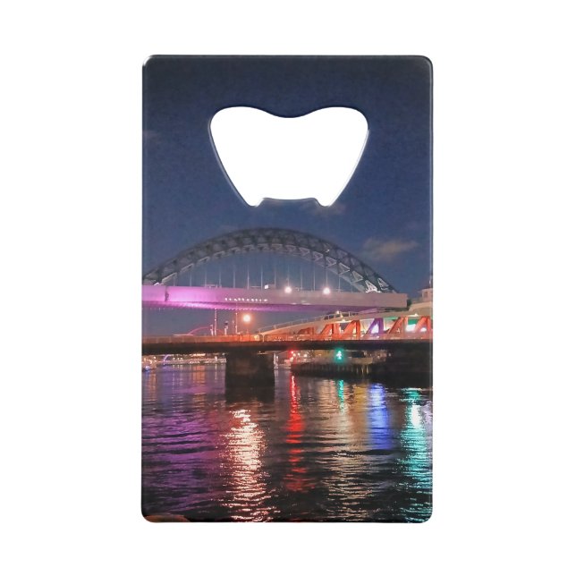 Newcastle bridges credit card bottle opener (Front)