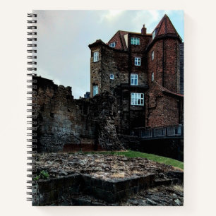 Newcastle castle, ruins notebook
