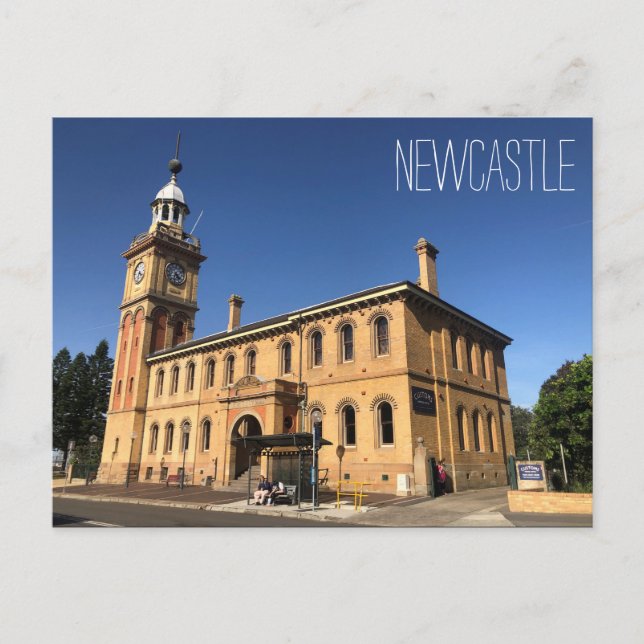 newcastle customs house postcard (Front)