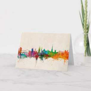 Newcastle England Skyline Card