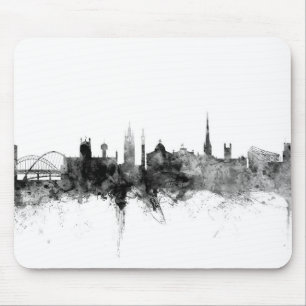 Newcastle England Skyline Mouse Pad