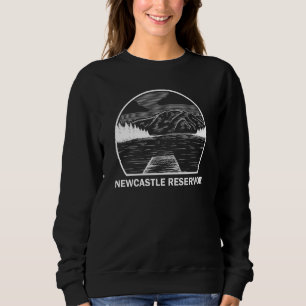 Newcastle Reservoir Utah Funny Fishing Camping Sum Sweatshirt